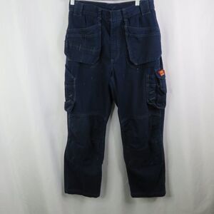 Blaklader Flame Resistant Pants 30x30 FR 1636 Cargo Utility Pockets Blue